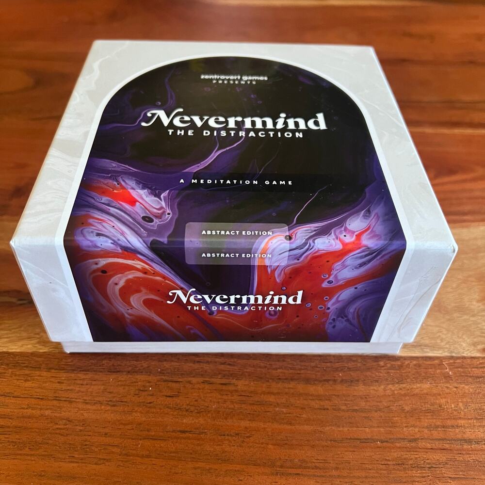 Nevermind Distraction Meditation Board Game Solo Mindfulness Abstract Edition - Picture 4 of 15